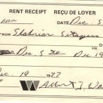 Rent Receipt
Dec 5, 1977
$60 for 2 weeks for a Room
Photo Credit: Esfandiar Nik Khah
