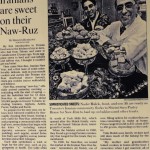 Shirini Sara Pastry House
Featured in The Toronto Star on March 21 2001